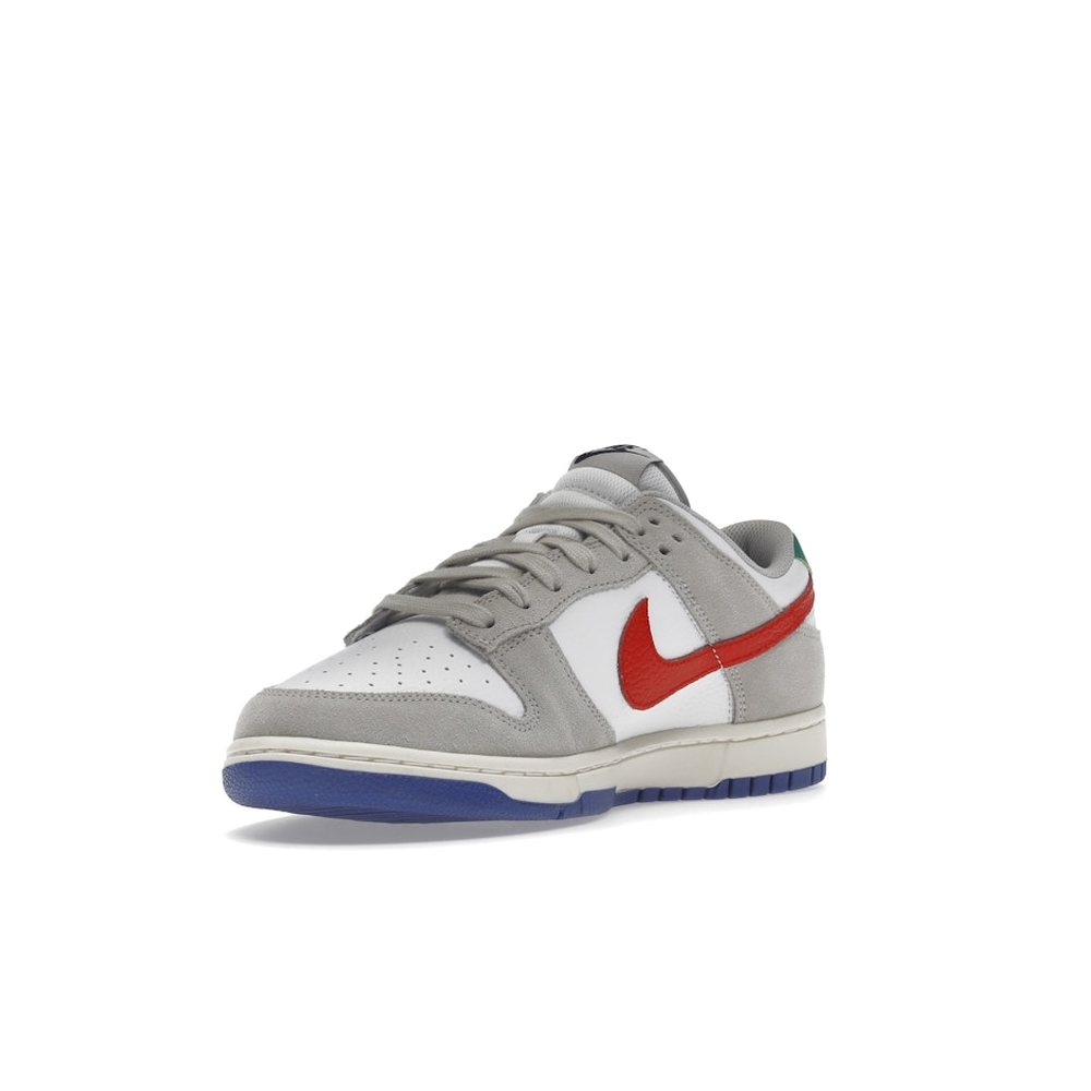 Nike Dunk Low Light Iron Ore Red Blue