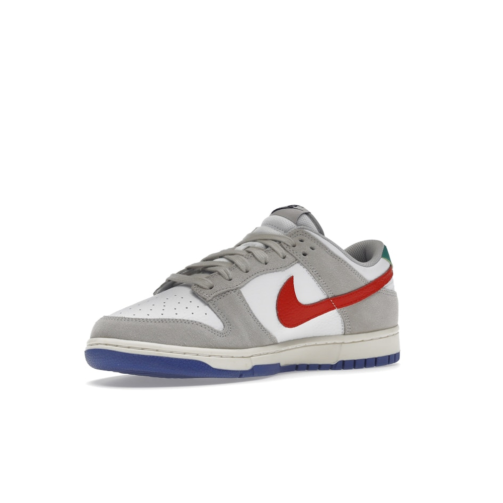 Nike Dunk Low Light Iron Ore Red Blue