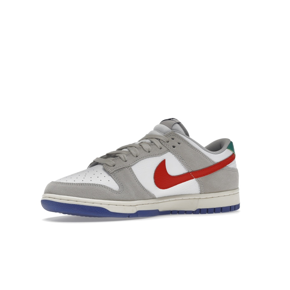 Nike Dunk Low Light Iron Ore Red Blue