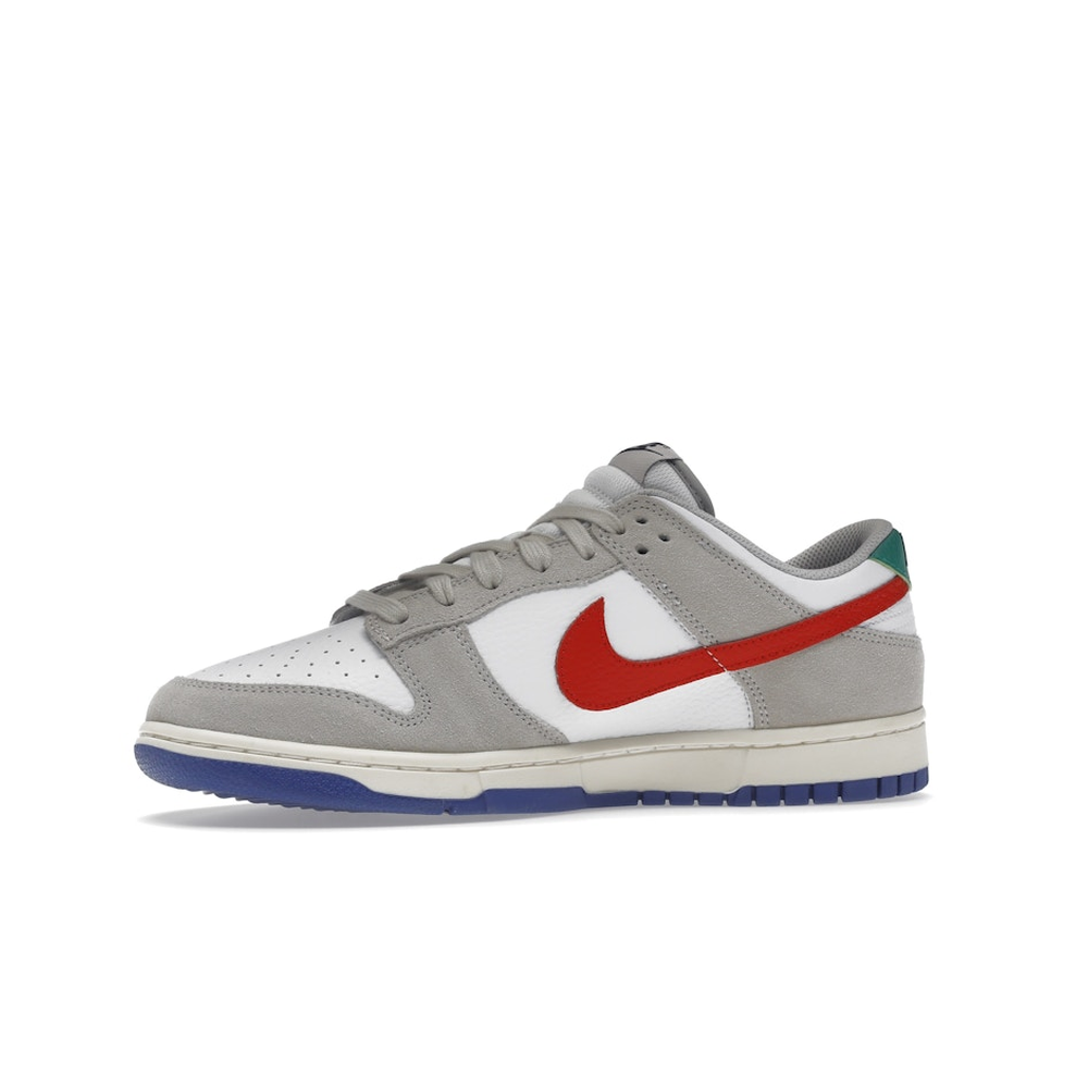 Nike Dunk Low Light Iron Ore Red Blue