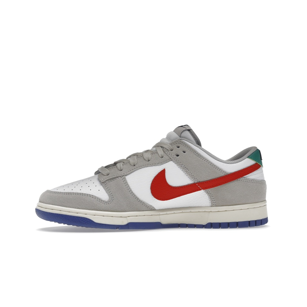 Nike Dunk Low Light Iron Ore Red Blue