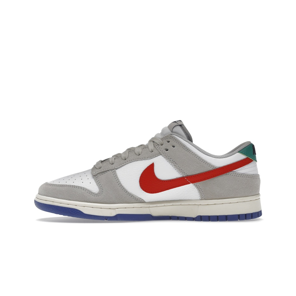 Nike Dunk Low Light Iron Ore Red Blue