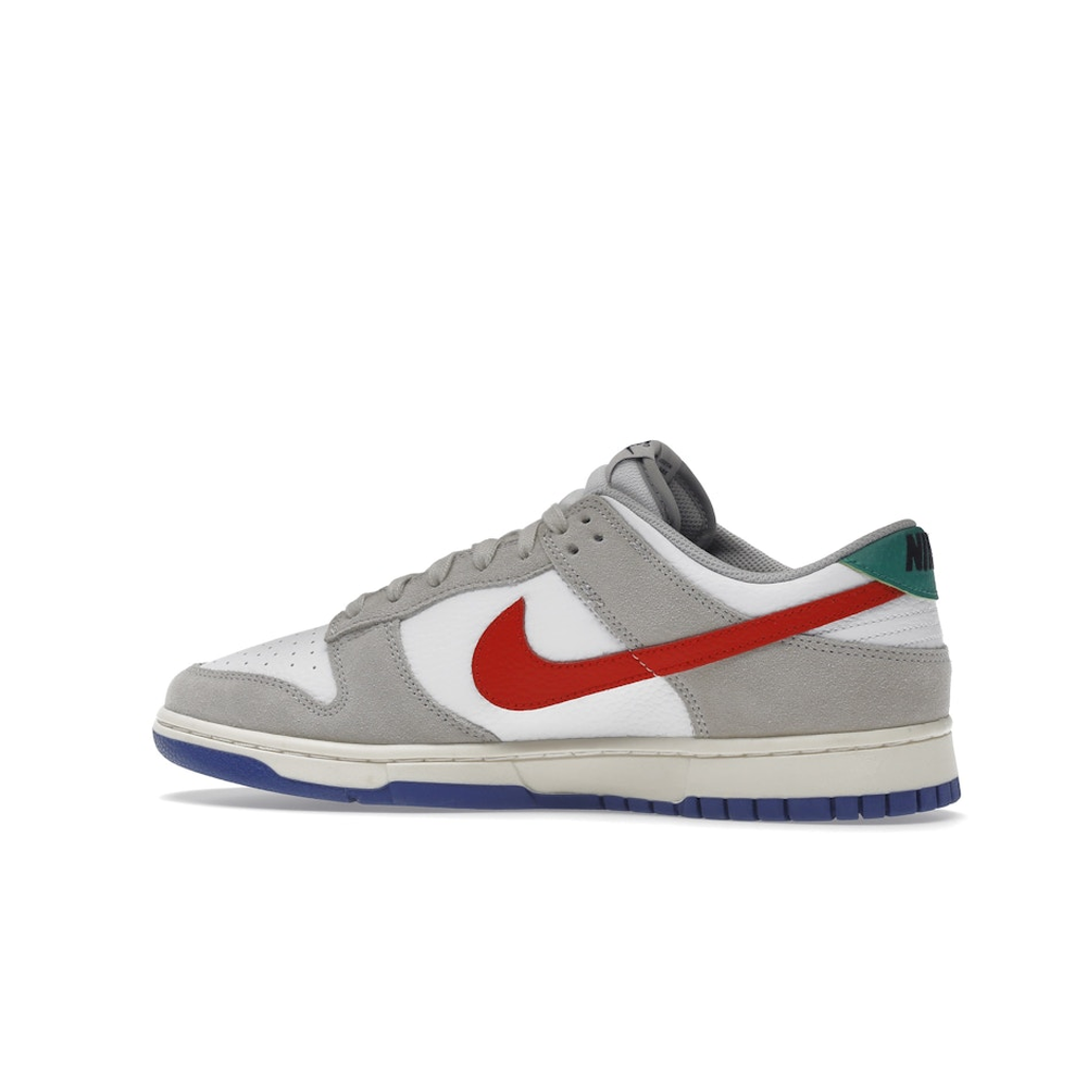 Nike Dunk Low Light Iron Ore Red Blue