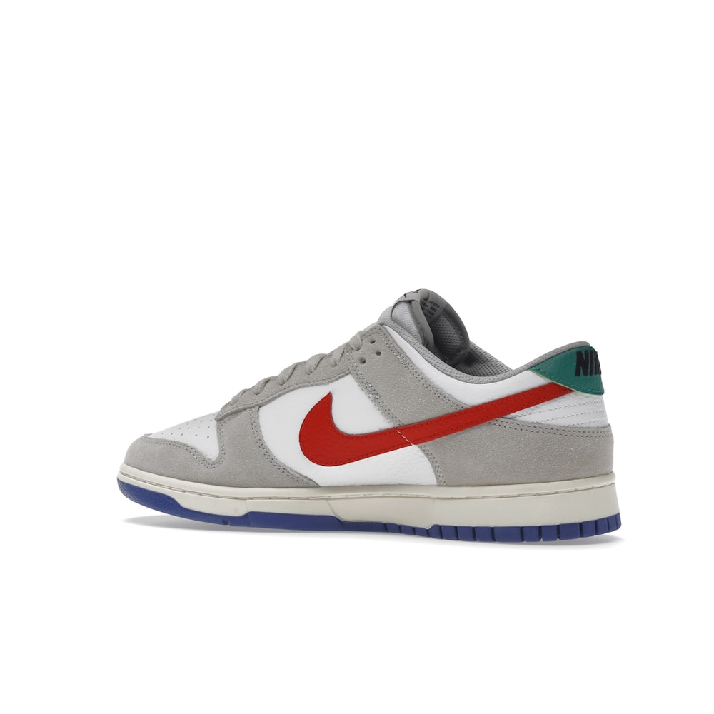 Nike Dunk Low Light Iron Ore Red Blue