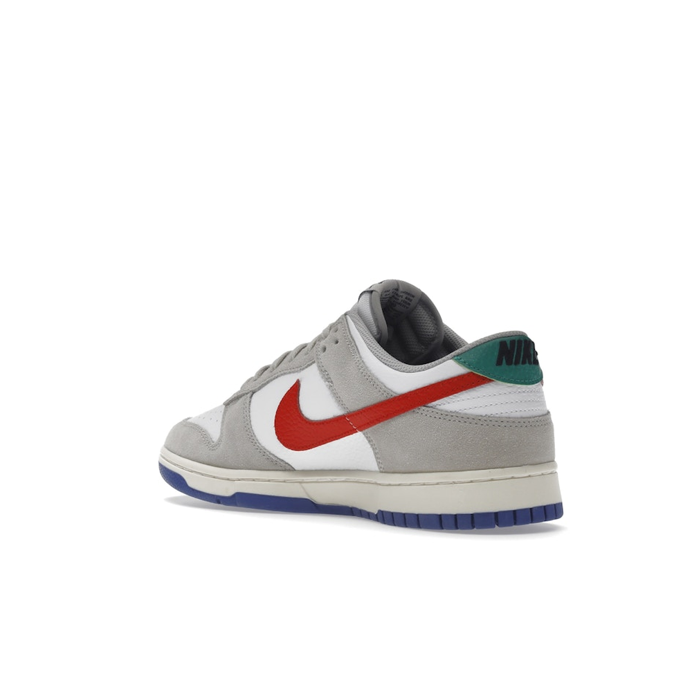 Nike Dunk Low Light Iron Ore Red Blue