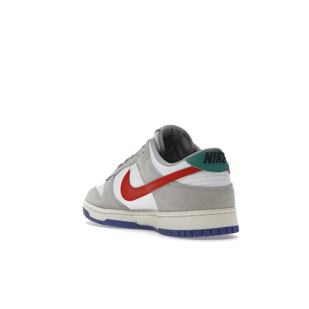 Nike Dunk Low Light Iron Ore Red Blue