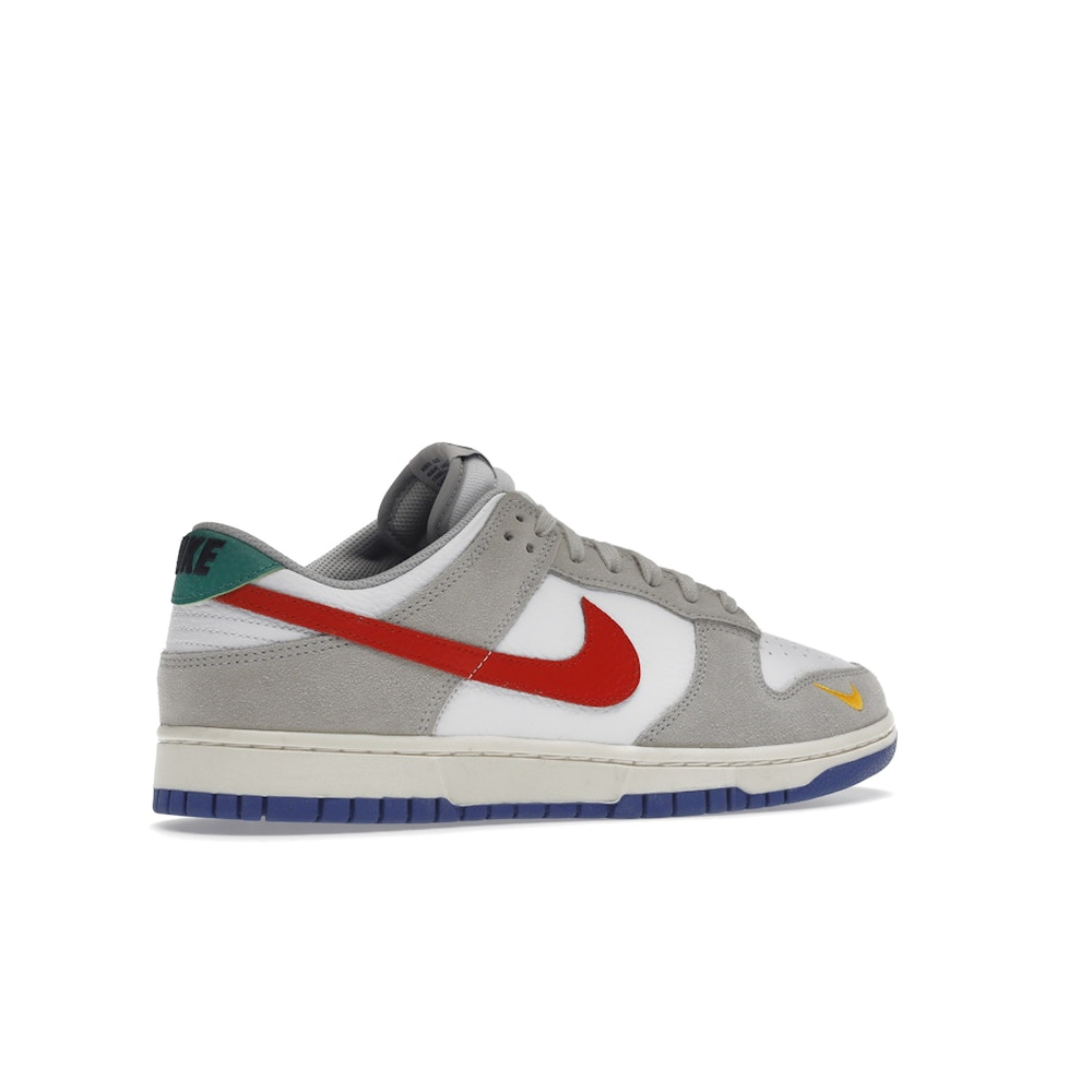 Nike Dunk Low Light Iron Ore Red Blue