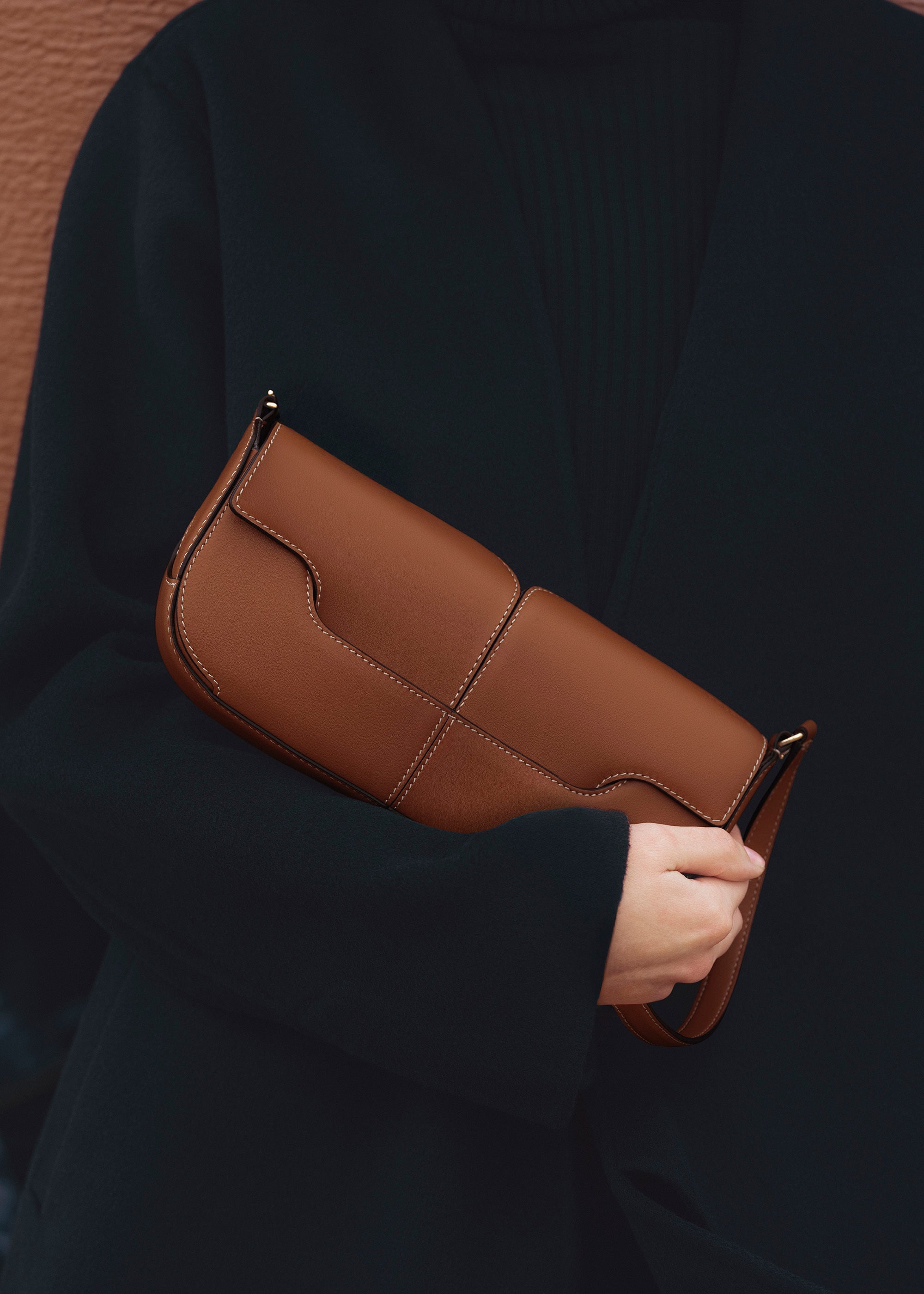 Polene Osmo Bag - Cognac
