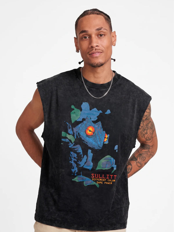 Sullitt Oversized Obsidian Tank - Chameleon
