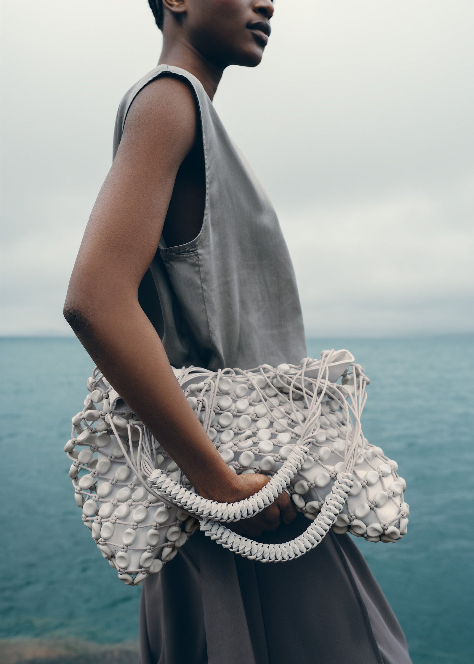 Polene Nomad Sole Bag - Porcelain