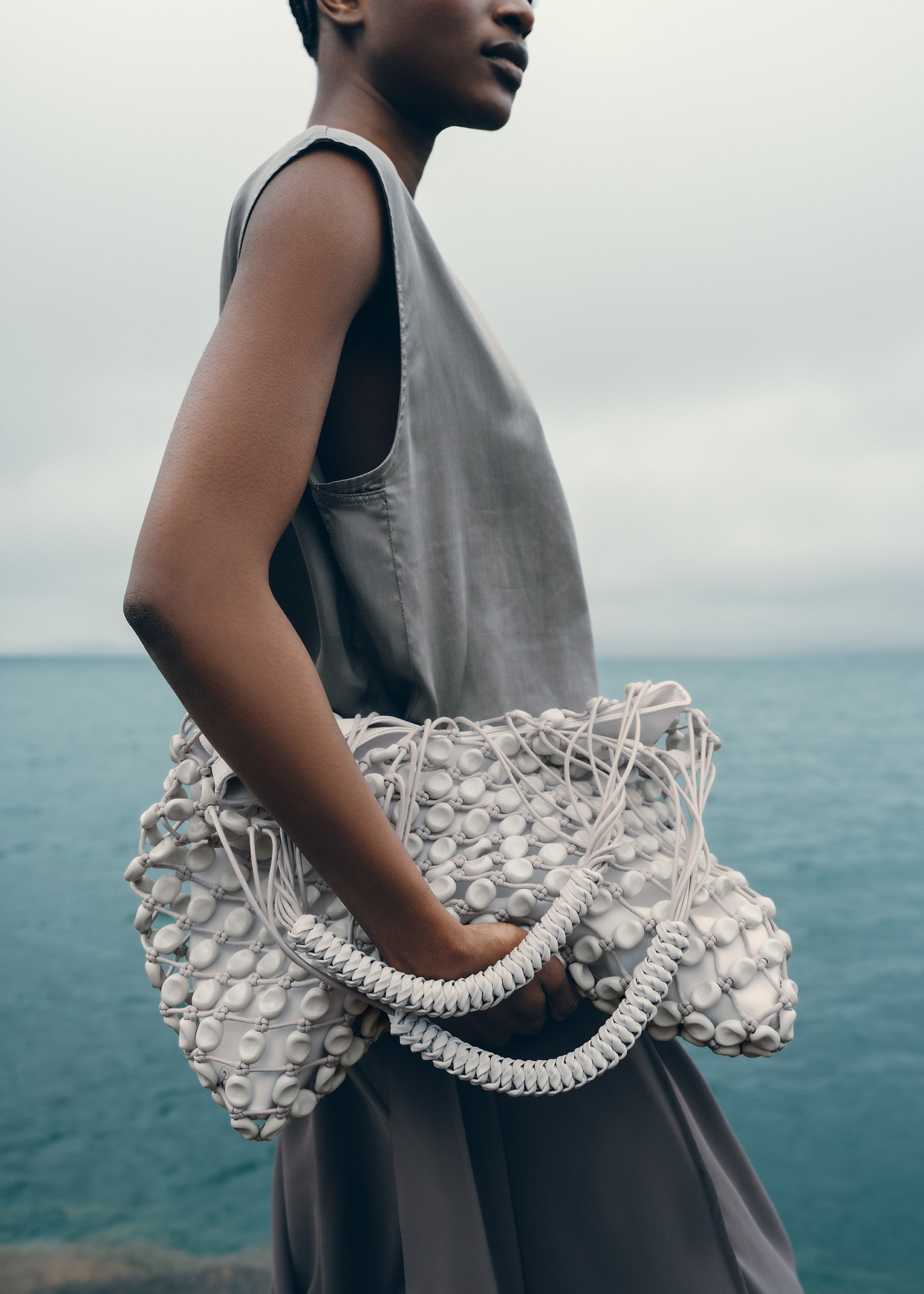Polene Nomad Sole Bag - Porcelain