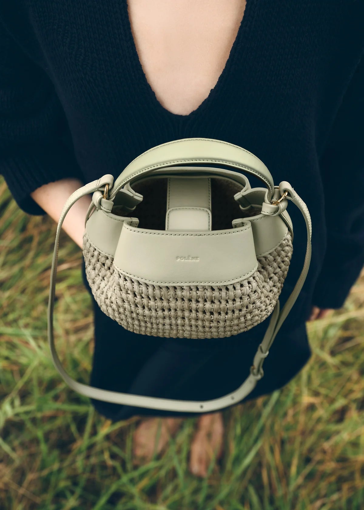 Polene Tsubi Edition Raffia Laurel Bag