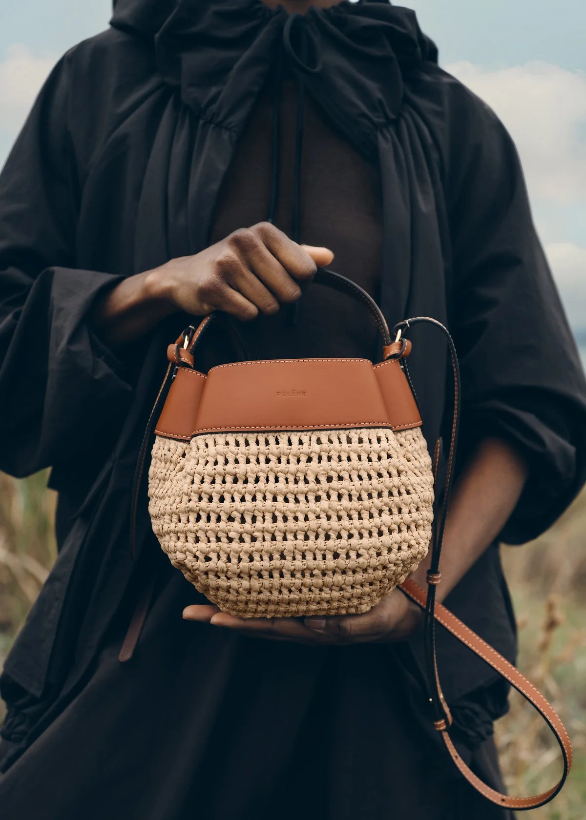 Polene Tsubi Edition Raffia Bag