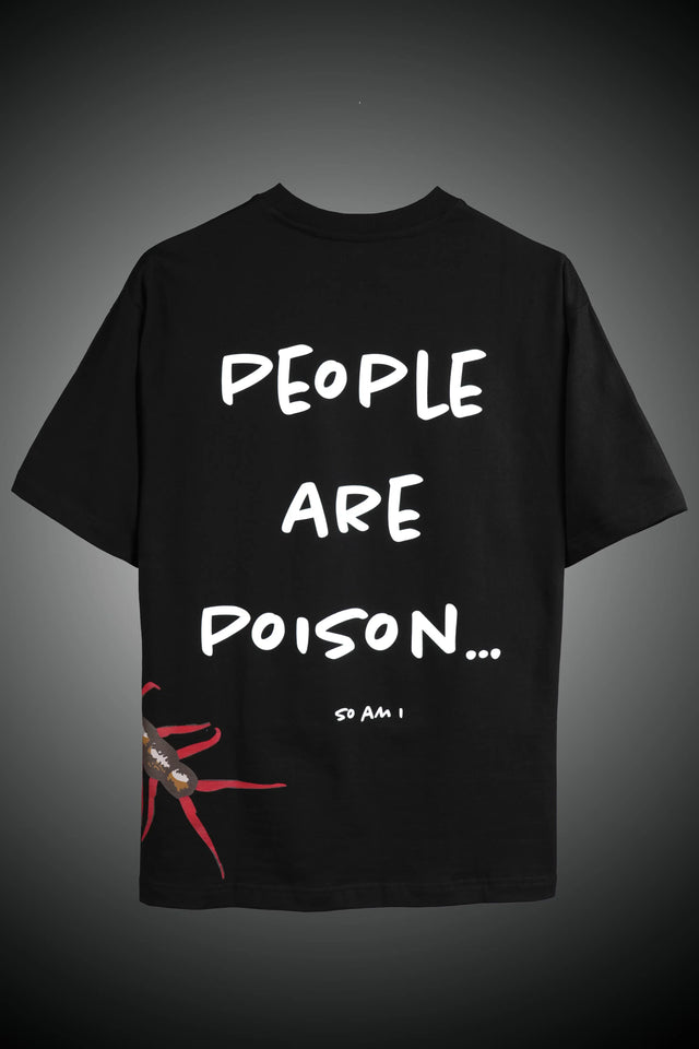 LYVN Oversized T-Shirt Black - Centipede