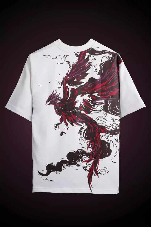LYVN Oversized T-Shirt White - Phoenix