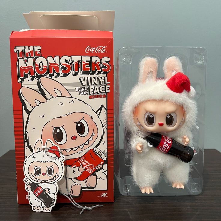 Pop Mart Labubu The Monsters Coca Cola Series Surprise Shake Vinyl Plush Figure