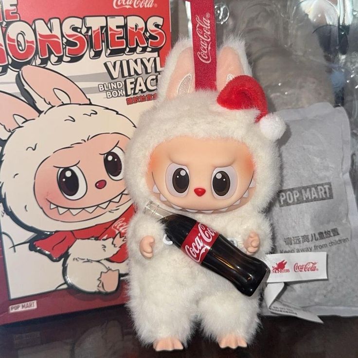 Pop Mart Labubu The Monsters Coca Cola Series Surprise Shake Vinyl Plush Figure