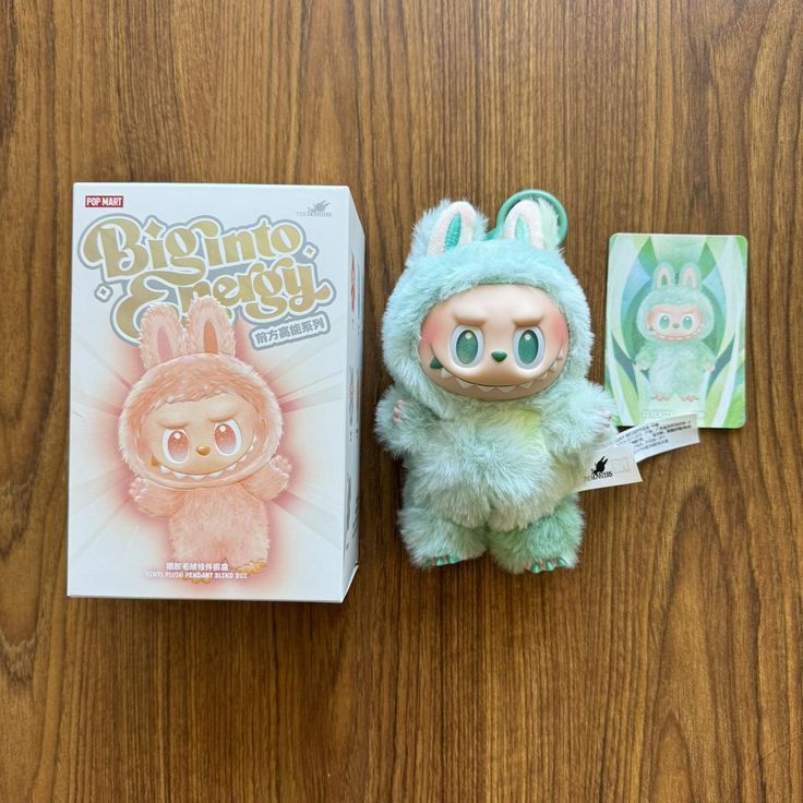 Pop Mart Labubu The Monsters Big Into Energy Series Serenity Vinyl Plush Pendant