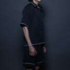 Anarchist Oversized Black Barbed Shirt