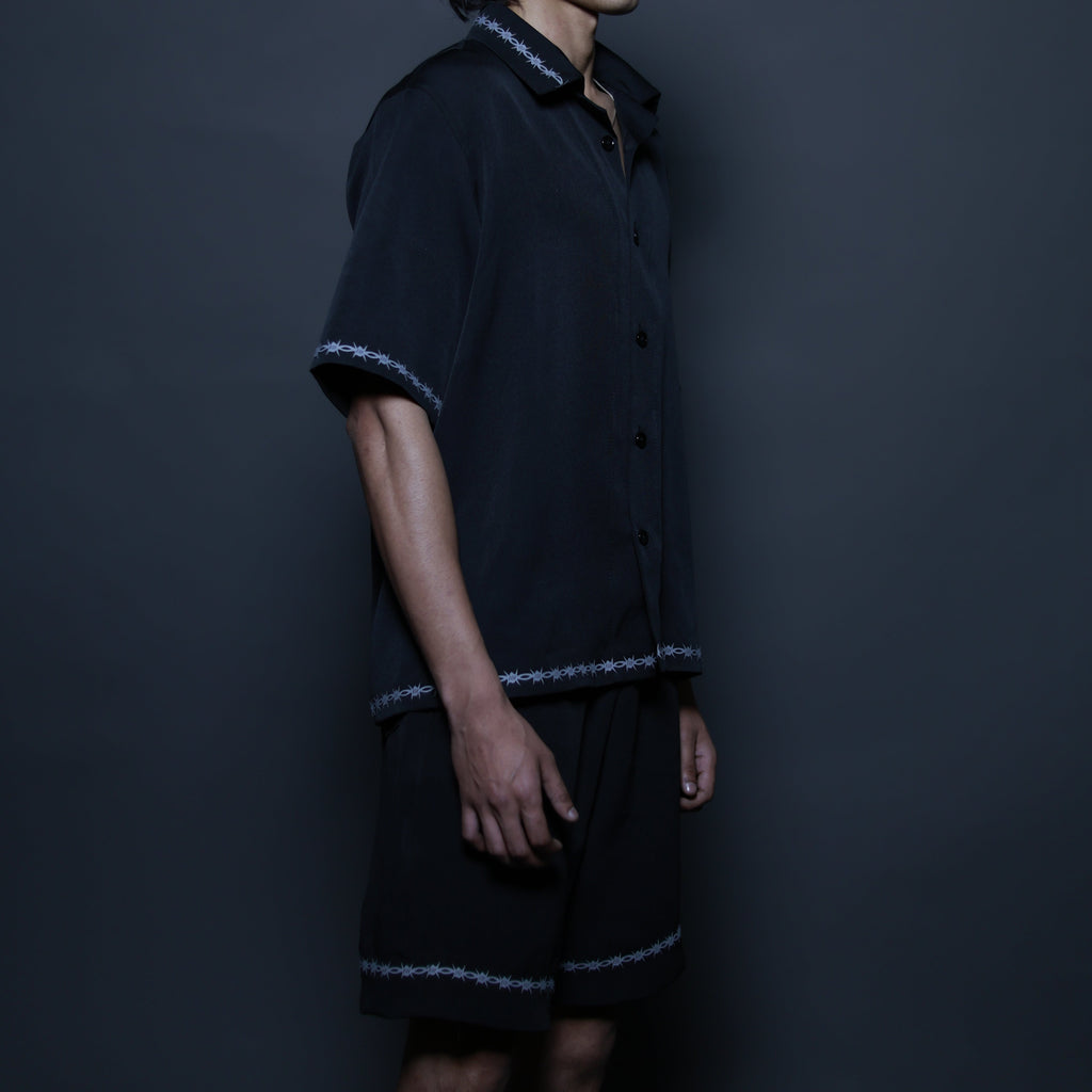 Anarchist Black Barbed Shorts