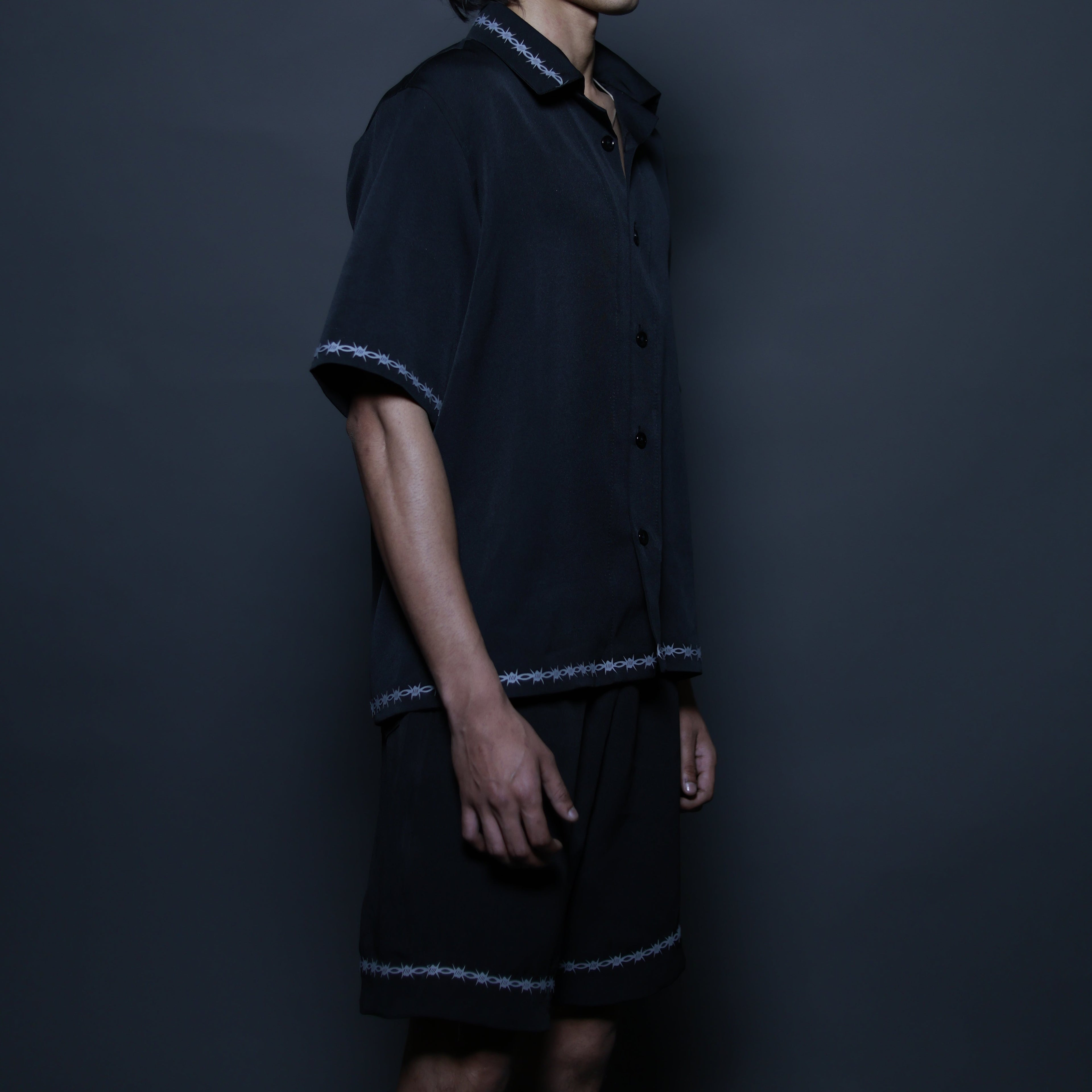 Anarchist Black Barbed Shorts