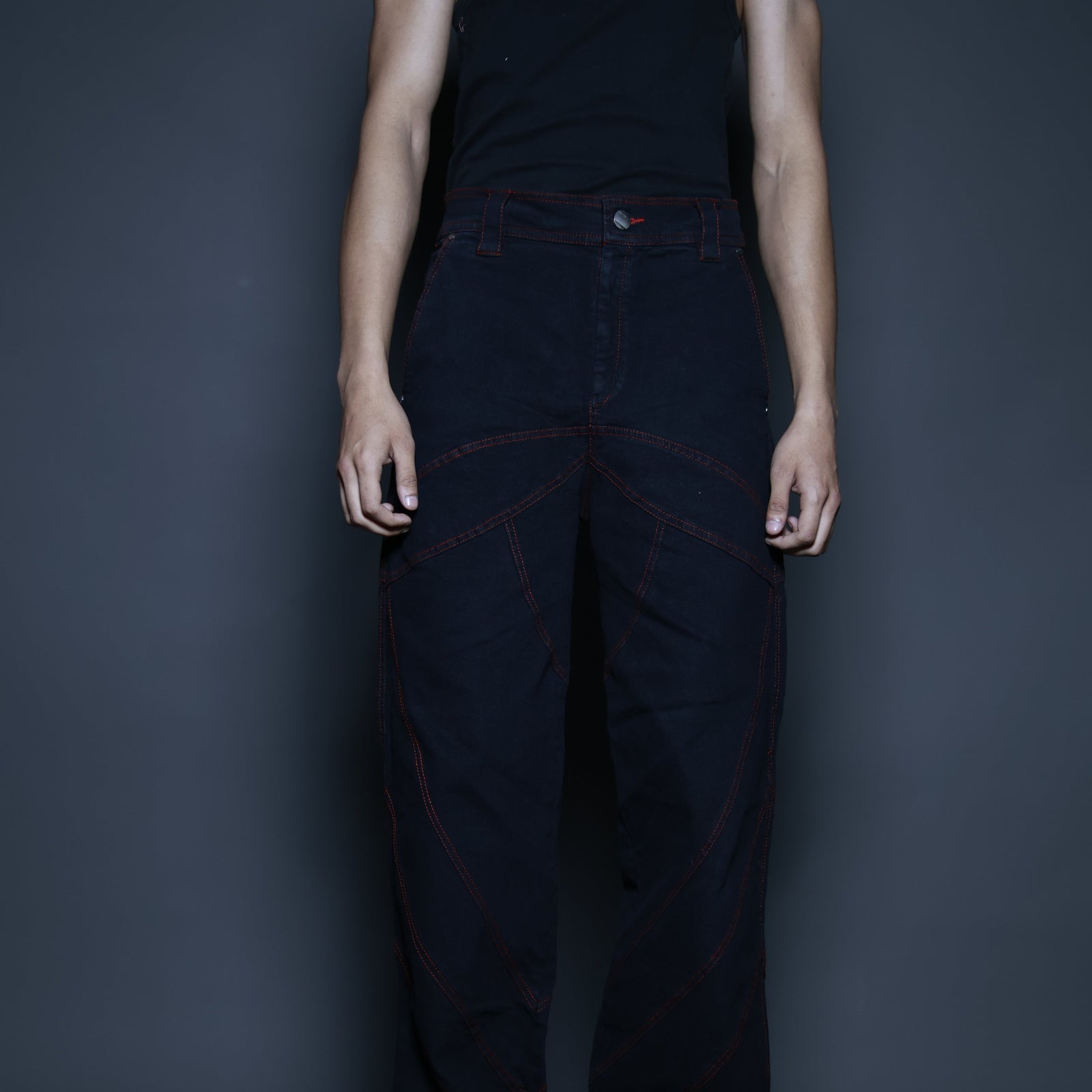 Anarchist Grey Flare Denim