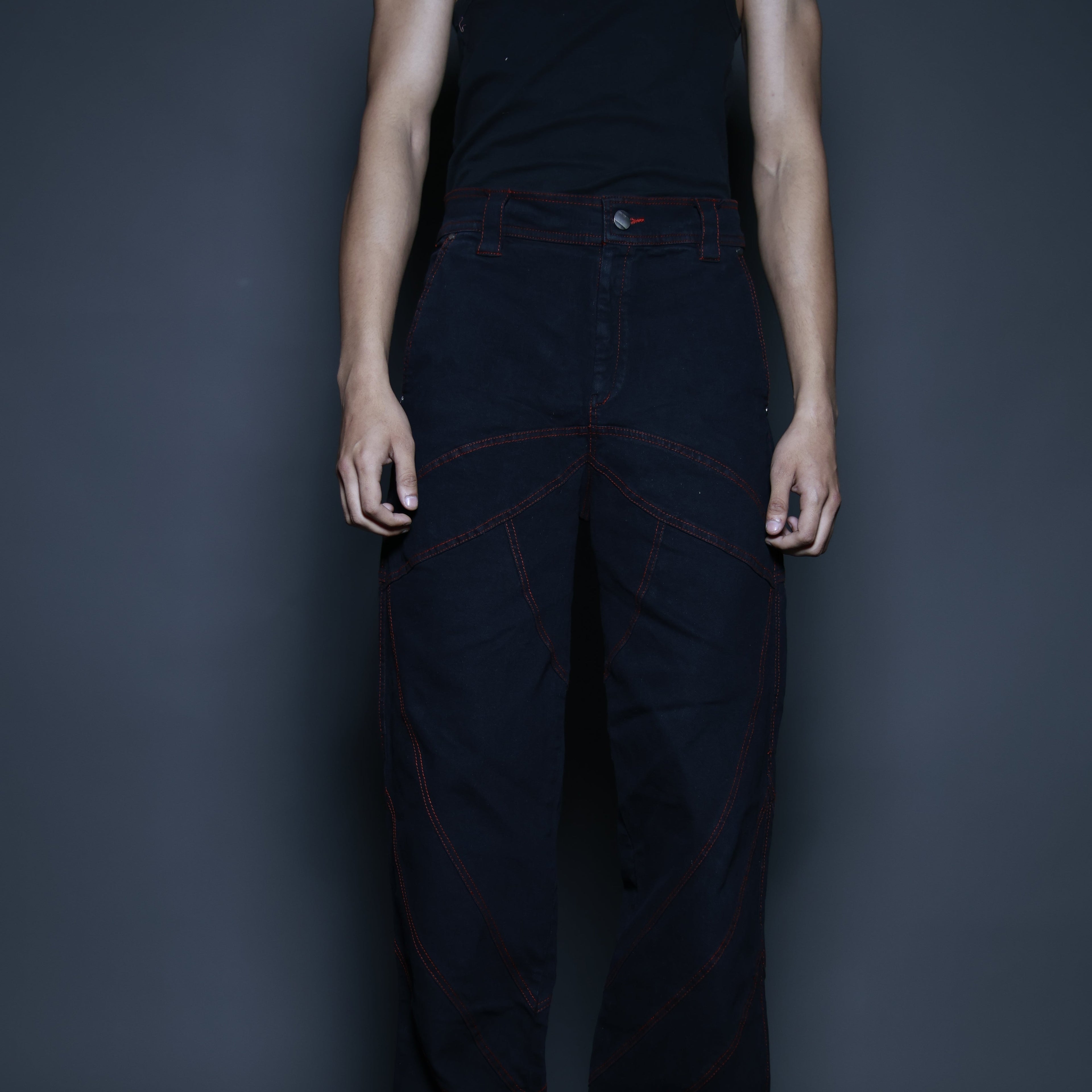 Anarchist Grey Flare Denim