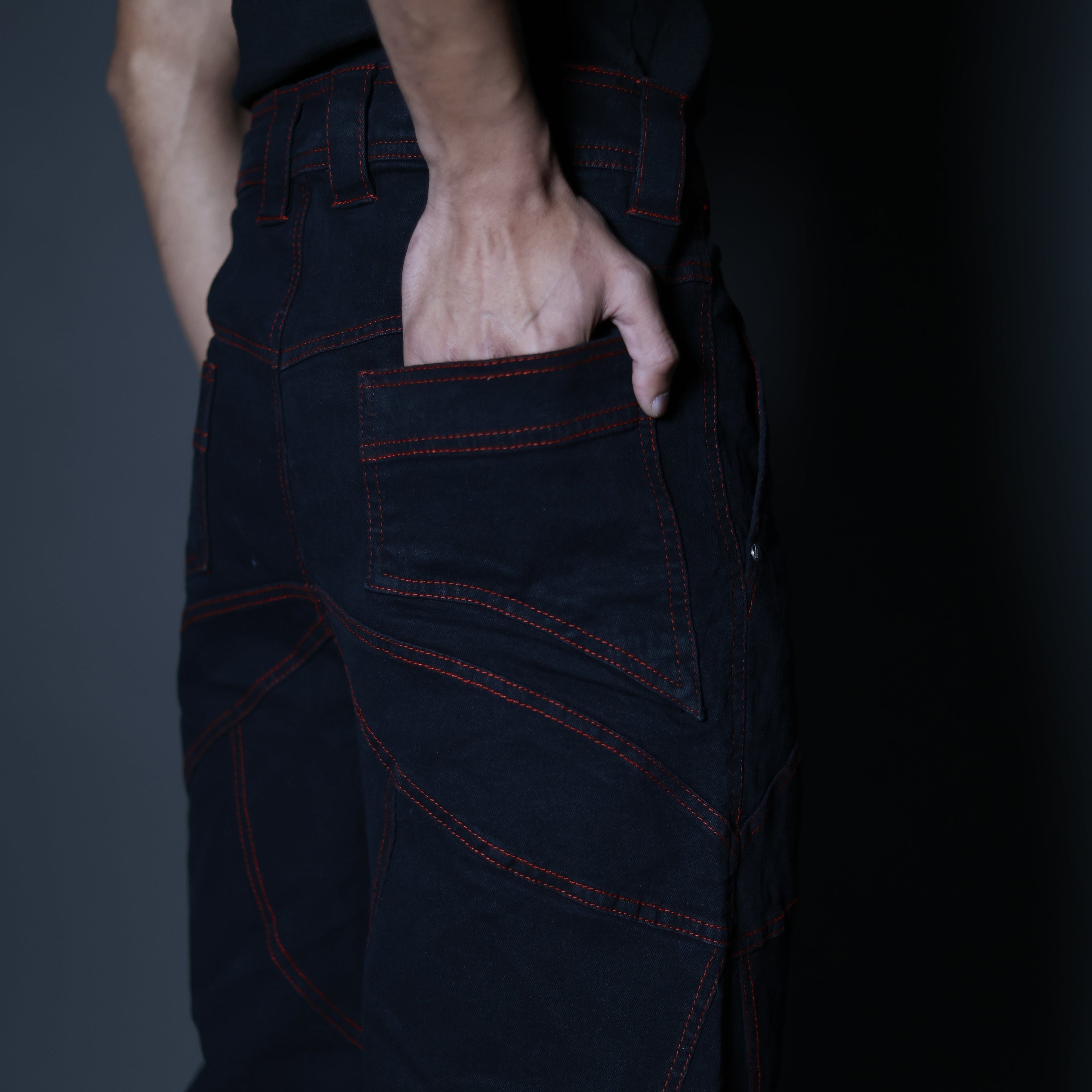 Anarchist Grey Flare Denim