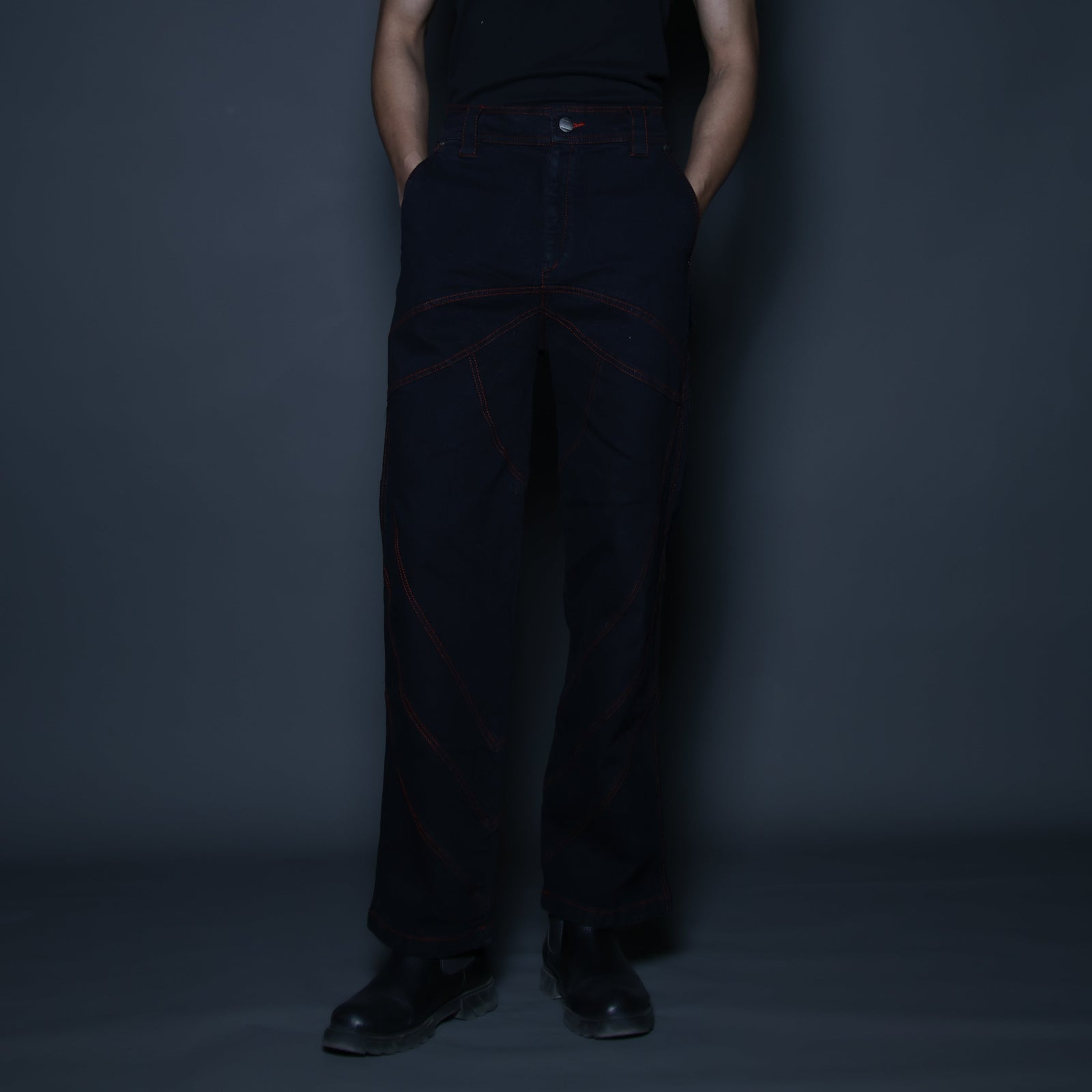 Anarchist Grey Flare Denim