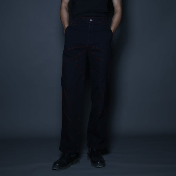 Anarchist Grey Flare Denim - reference