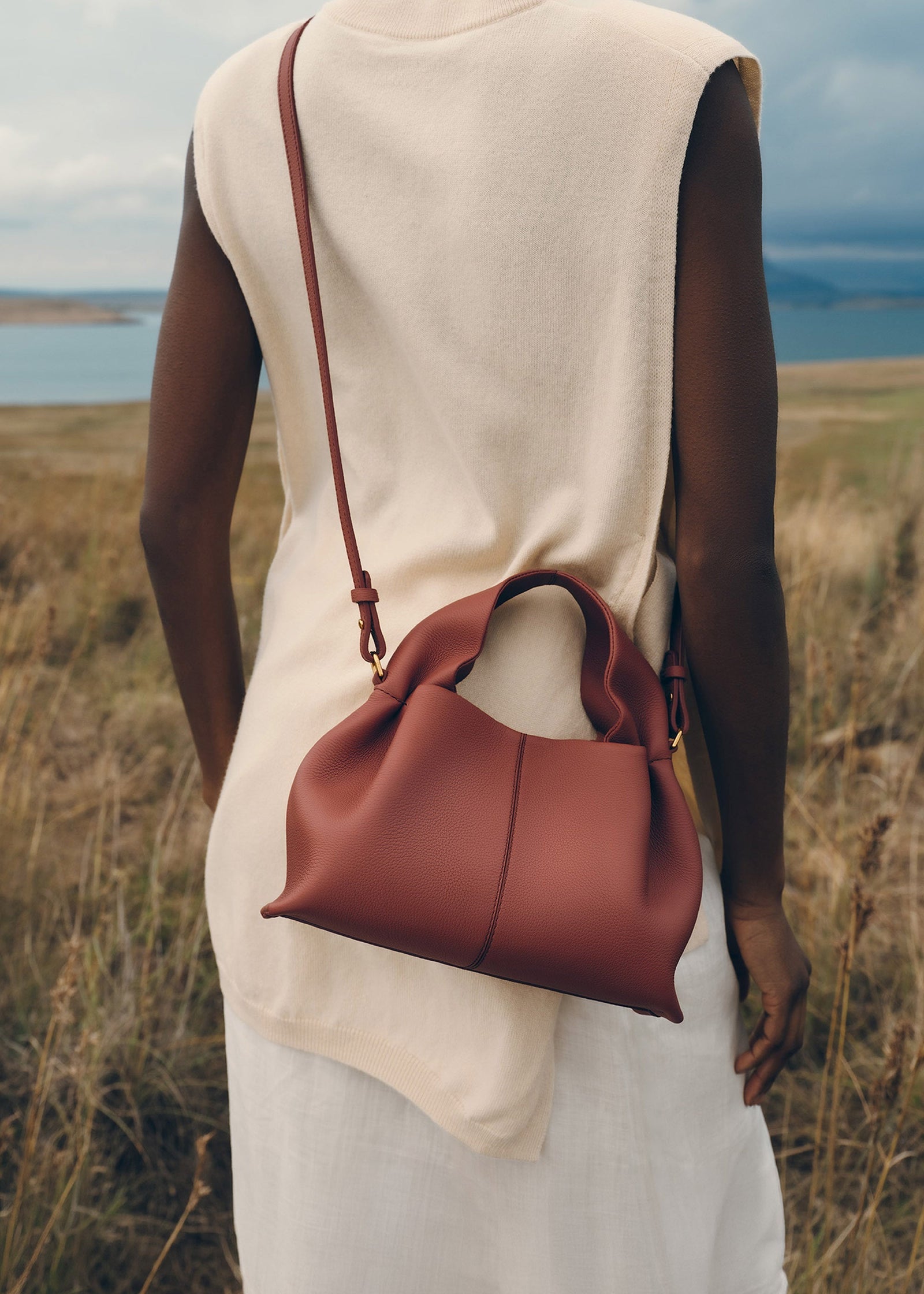 Polene Numero Neuf Mini Bag - Terracotta