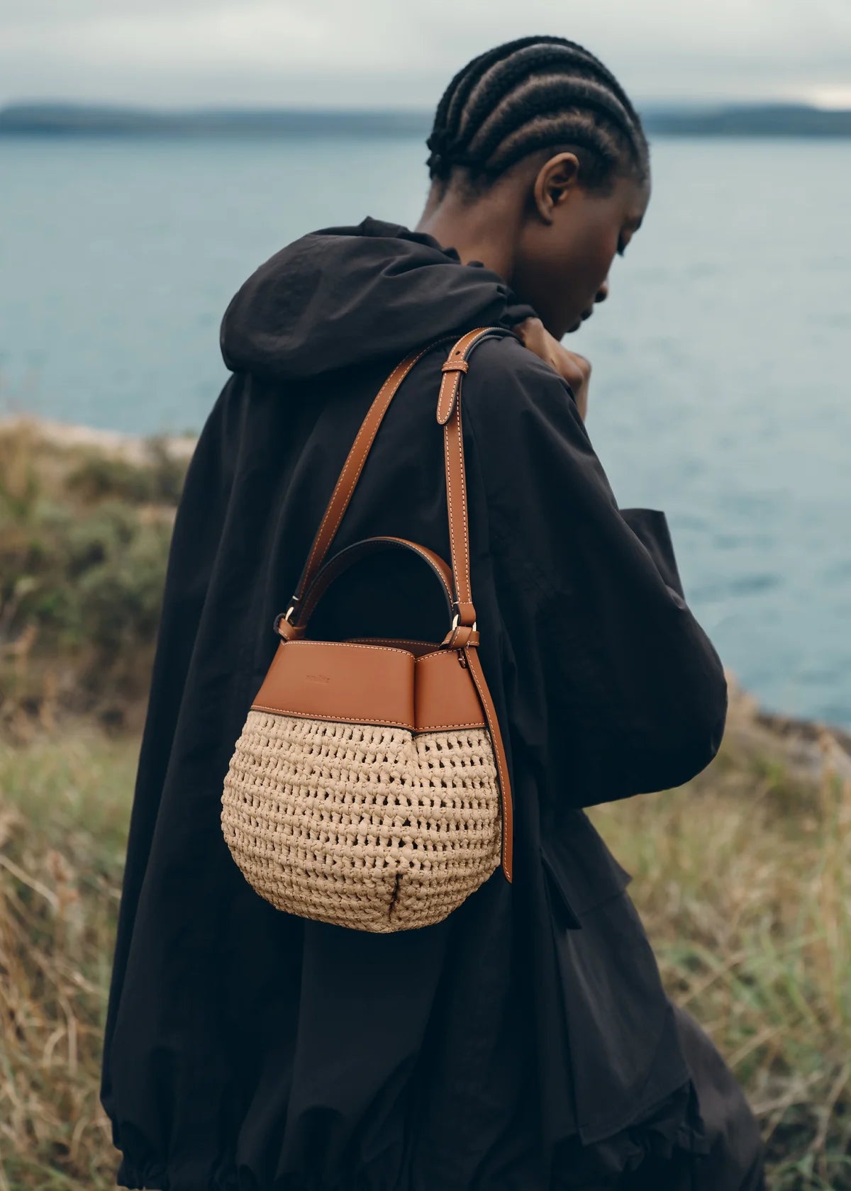 Polene Tsubi Edition Raffia Bag