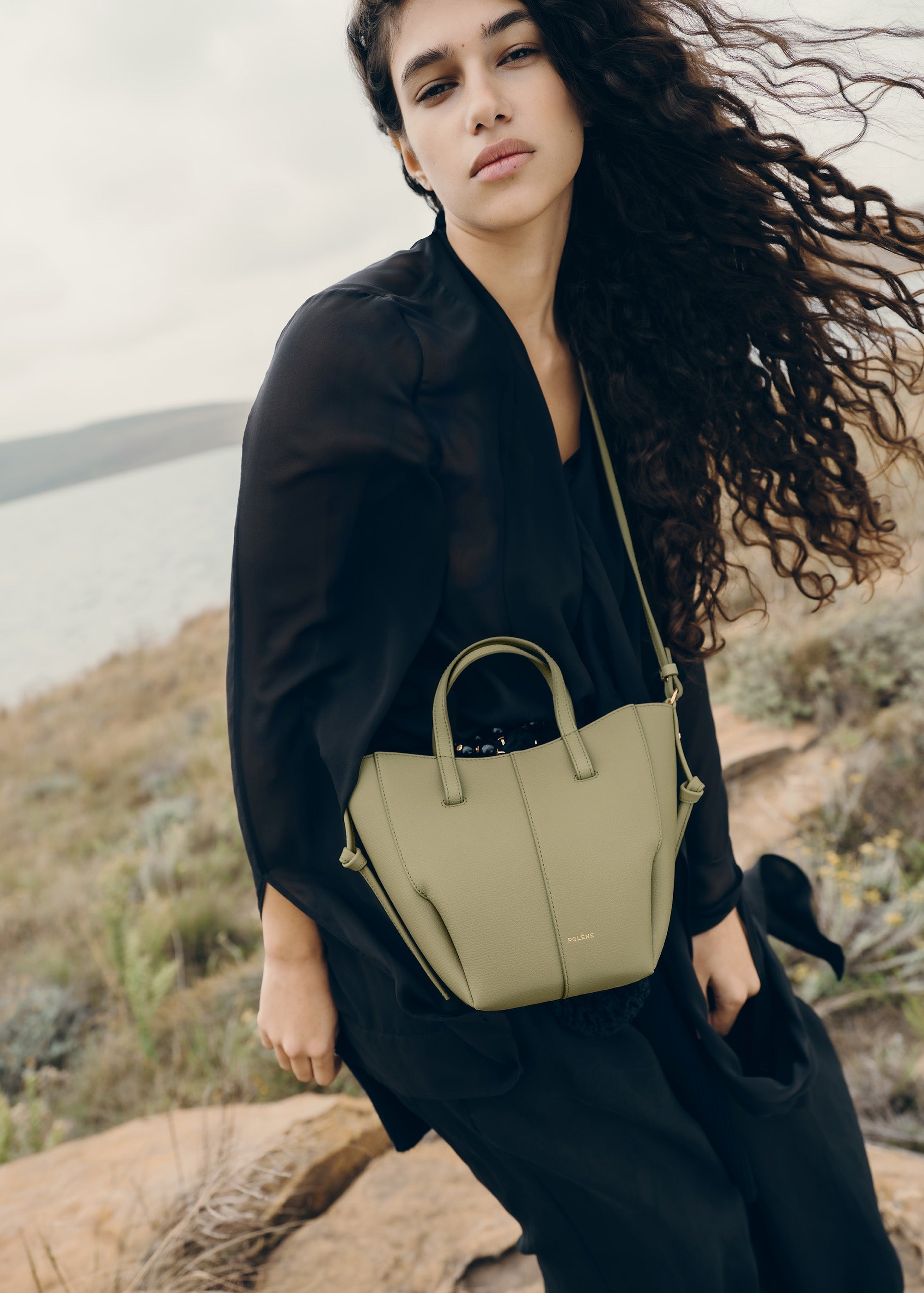 Polene Cyme Tote Nano - Linden