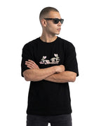 Sullitt Oversized Black T-Shirt - Eclipse Bunny