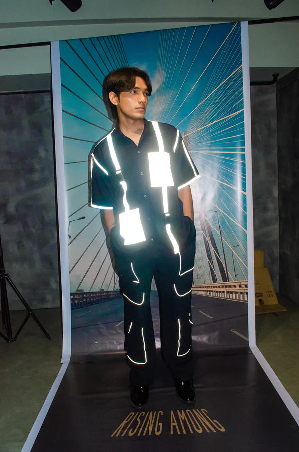 Rising Among Reflective Pants - Black
