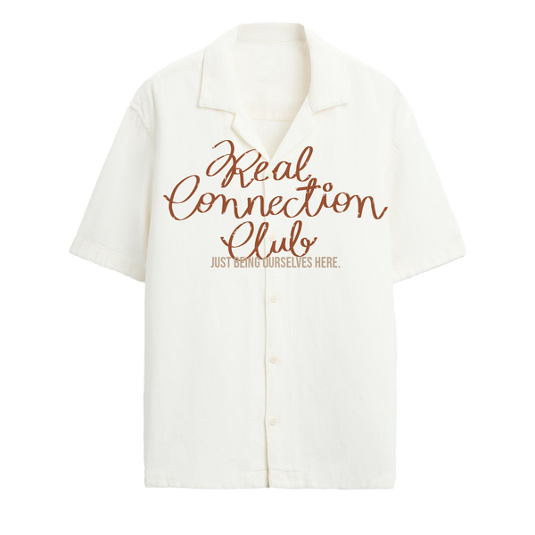 Exhale Label Oversized Shirt Off White - Real Connection - reference