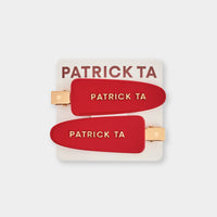 Patrick Ta Strawberry Creaseless Hair Clips