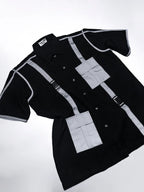Rising Among Oversized Reflective Shirt - Black