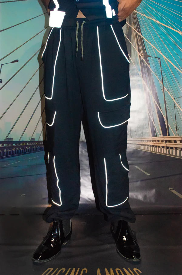 Rising Among Reflective Pants - Black