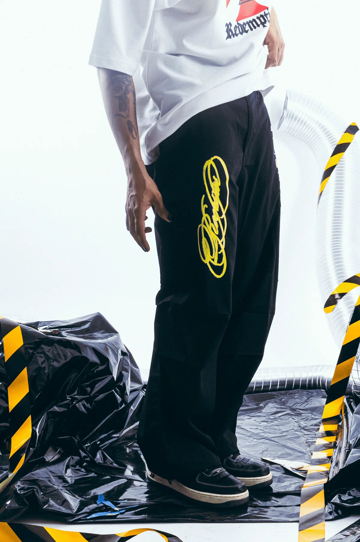 Epic Parachute Pants Black - Rockstar BLK