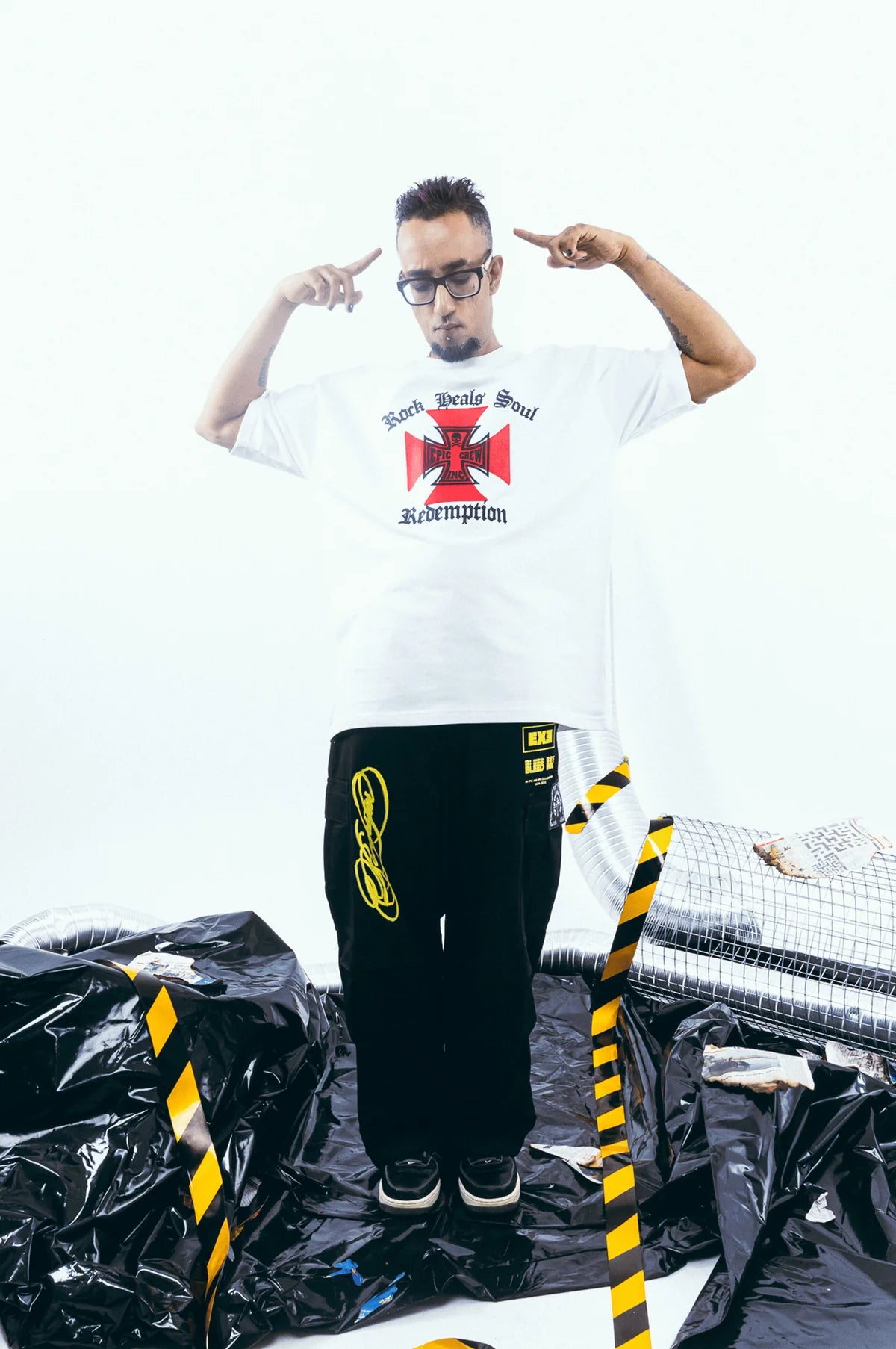 Epic Parachute Pants Black - Rockstar BLK