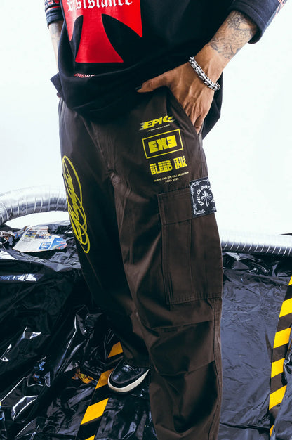 Epic Parachute Pants Brown - Rockstar BRN