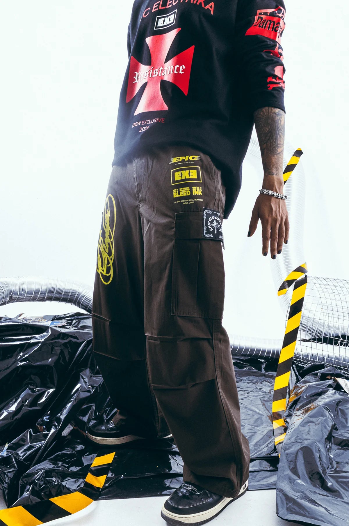 Epic Parachute Pants Brown - Rockstar BRN