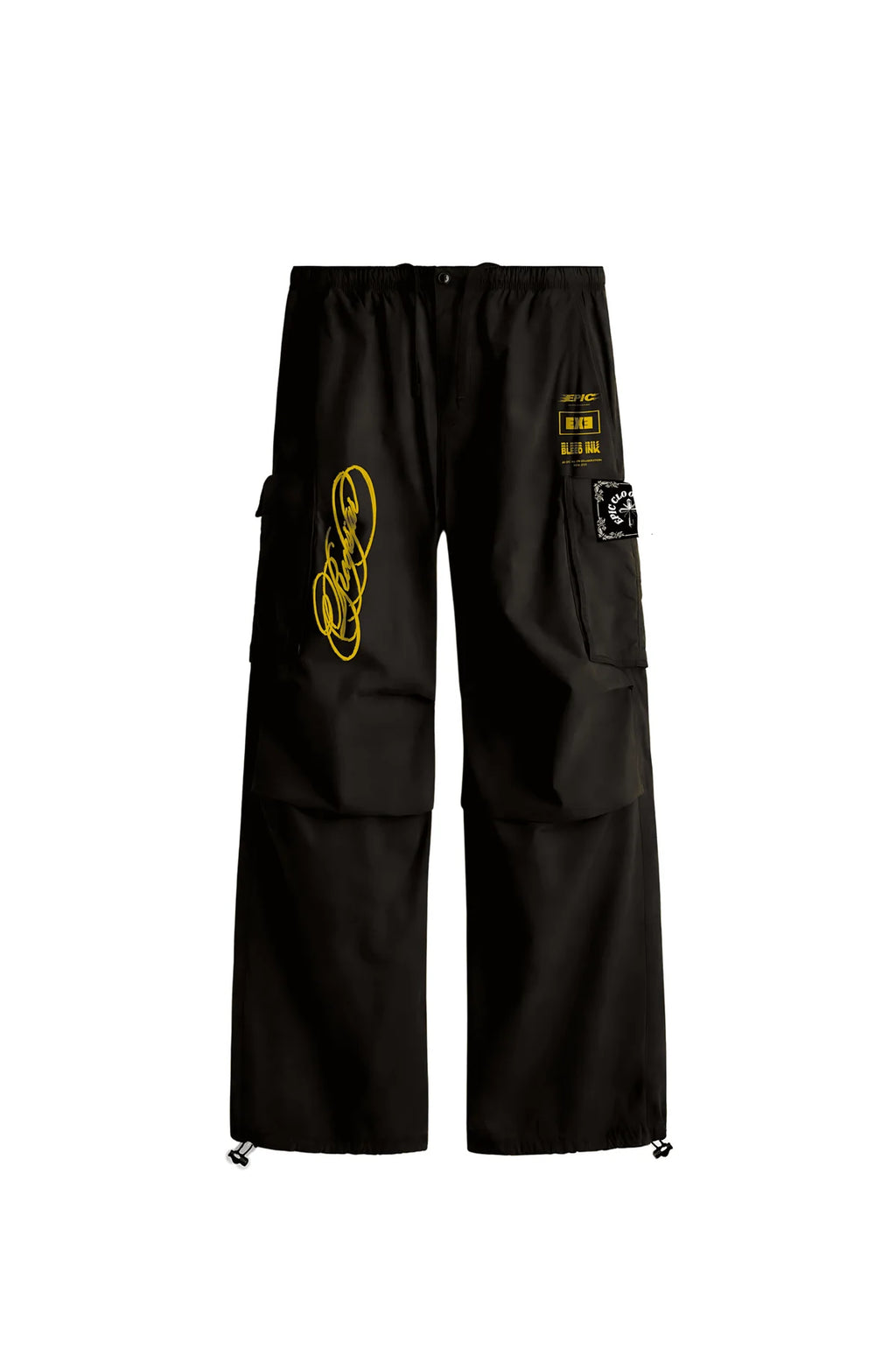 Epic Parachute Pants Black - Rockstar BLK