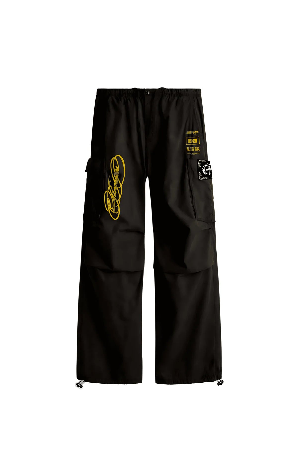 Epic Parachute Pants Black - Rockstar BLK