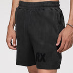 RX Ribbed Shorts - Coal