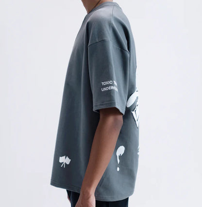 Overbar Shadow Oversize T-shirt