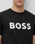 Hugo Boss Cotton Jersey Regular Fit T-Shirt - Black (The Vault)