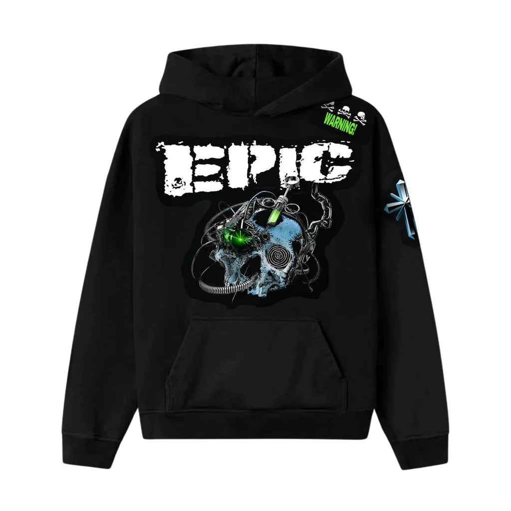 Epic Oversized Hoodie Black - Screwed