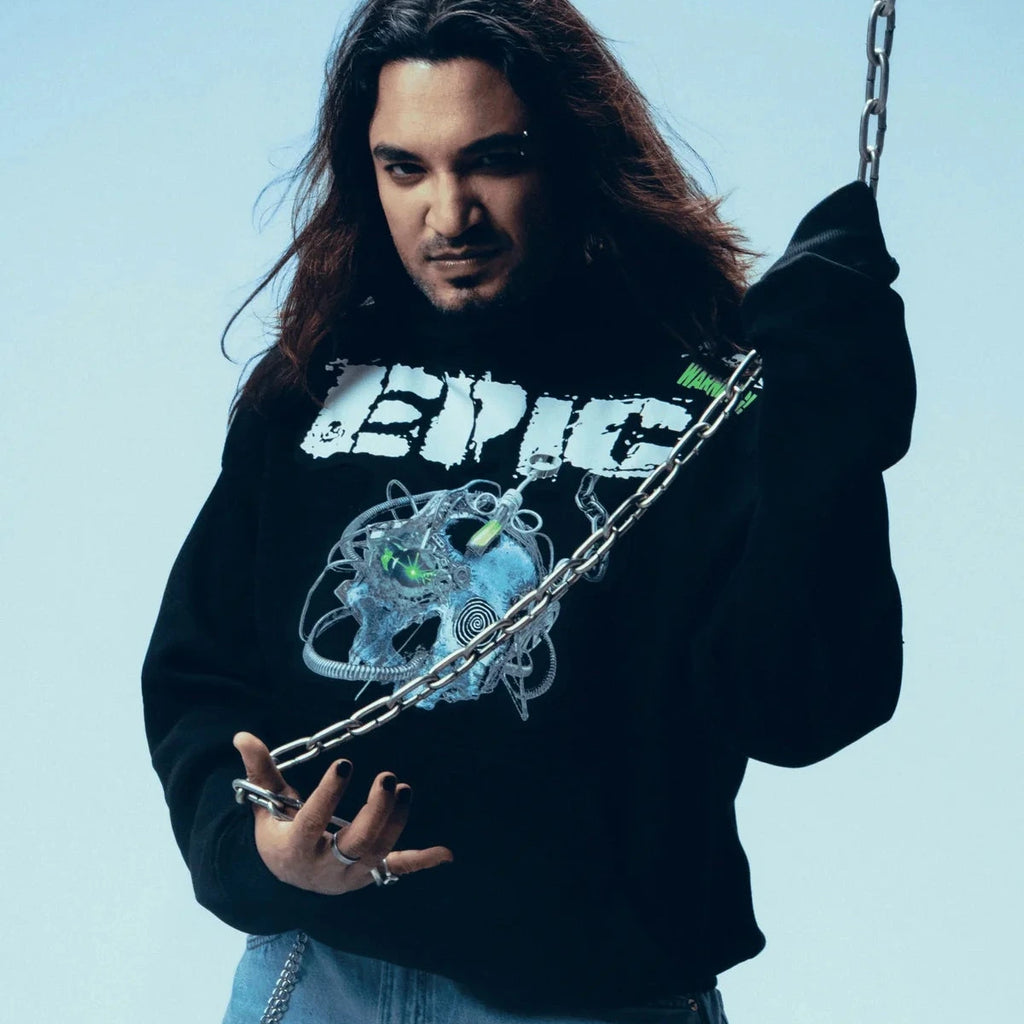 Epic Oversized Hoodie Black - Screwed